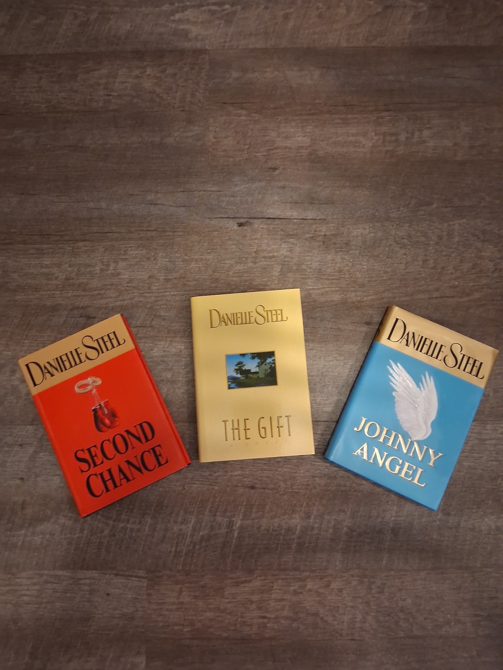 Danielle Steel Hardcover Bundle - Second Chance, The Gift, Johnny Angel